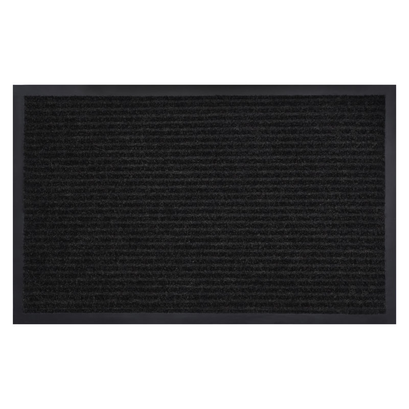 Non-Slip Doormat, 30" W x 48" L, Black