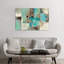 Teal And Aqua Reflections #2 by Silvia Vassileva - Print on Canvas-29382987-101339526
