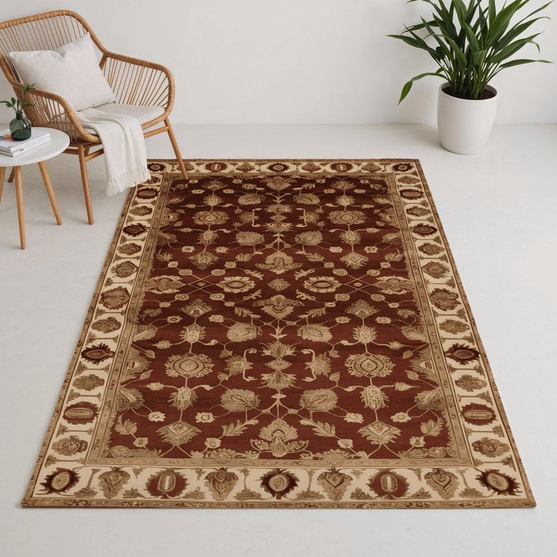 Tapis turc intérieur et extérieur brun, Rectangle 5 pi x 7 pi
