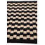 Tapis noir et blanc Noor