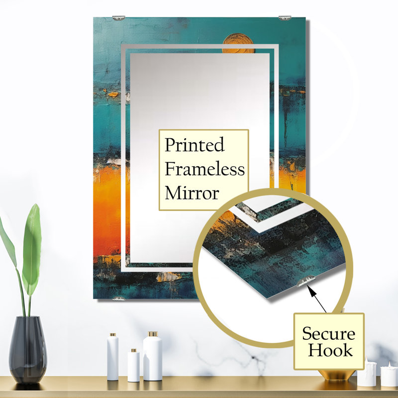 Grand miroir mural minimaliste Whelan - MIR139509, 32 po x 24 po