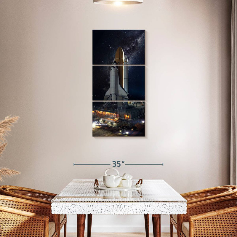 Space Shuttle, 27" H x 12" W