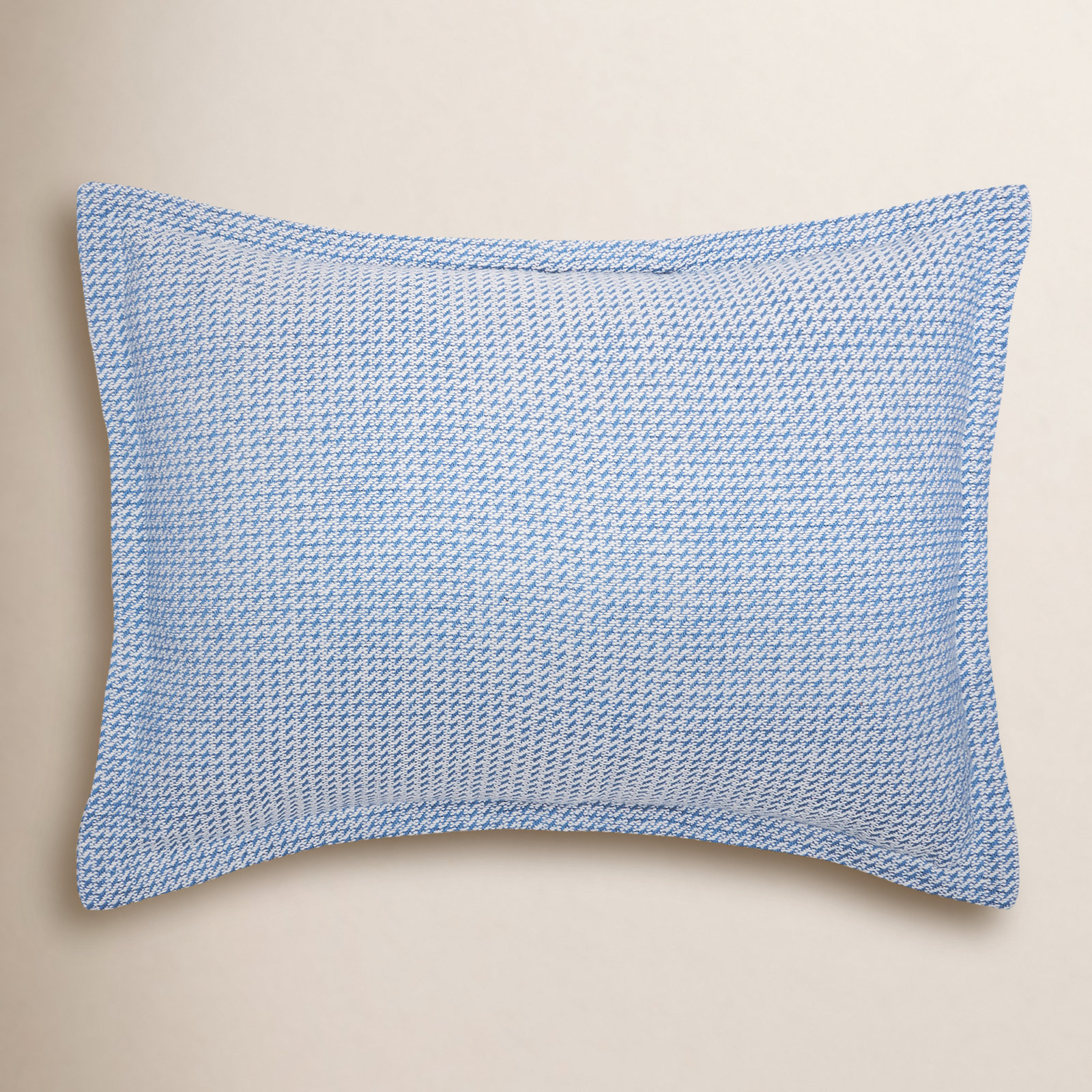 Freja Cotton Shams, Standard, Santorini