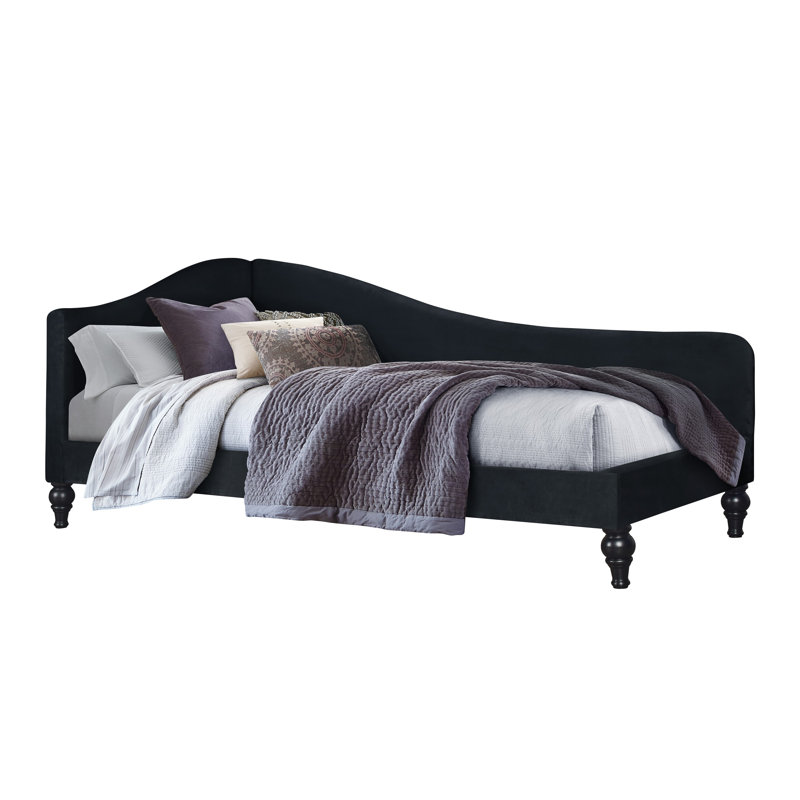 Pahrump Upholstered Daybed, Black