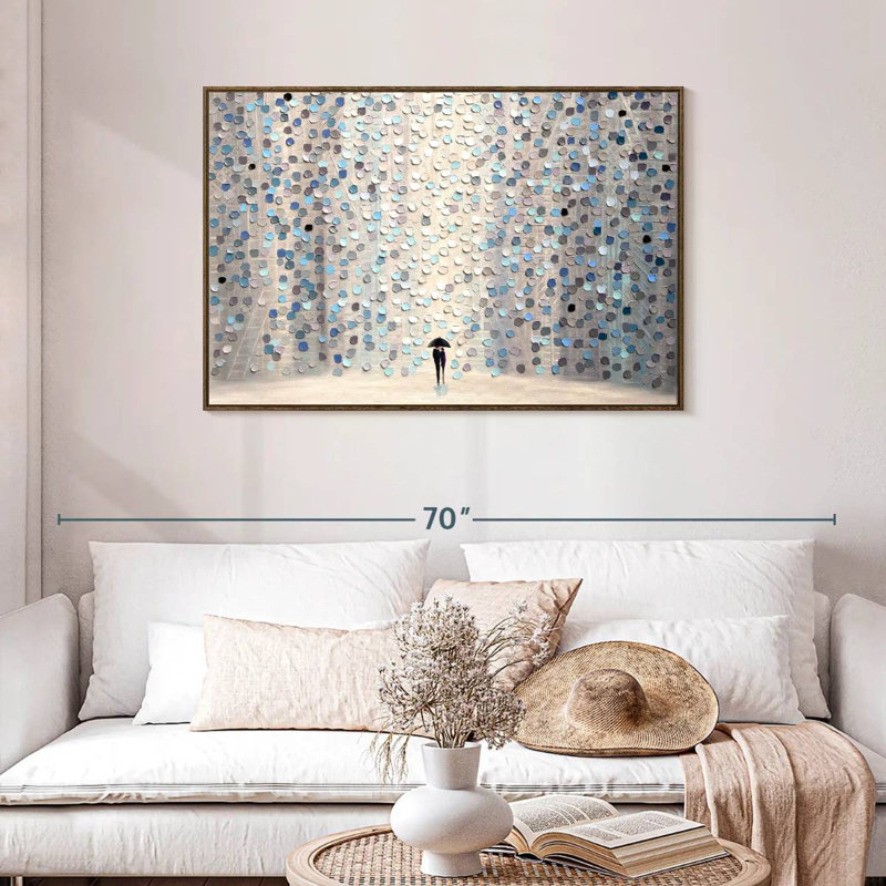 Promenez-vous ensemble, Cadre flottant noyer, 43 po x 29 po