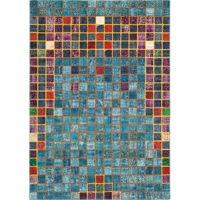 Mosaic View Patchwork Area Rug -  String Matter, PWZP-0608-BE01