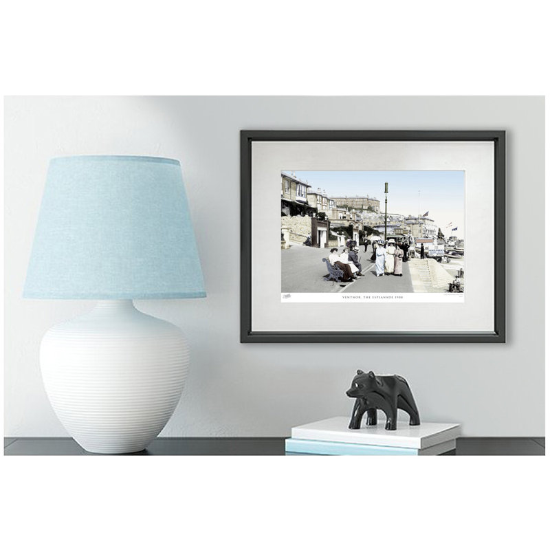 Yarmouth, The Square C1955 - Single Picture Frame Print, 28cm H x 36cm W x 2.3cm D, Beige/Brown