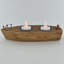 Wood Tabletop Tealight Holder