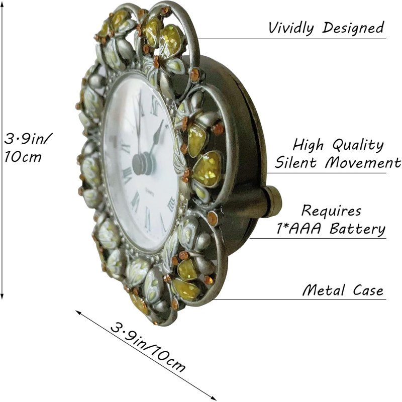 Mini horloge silencieuse