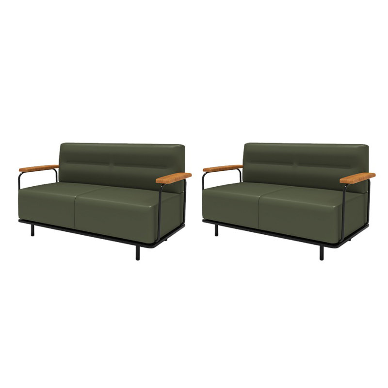 Banc rembourré en similicuir Afistro Tea
