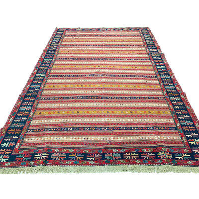 7x10 Multicolor Turkish Patchwork Rug