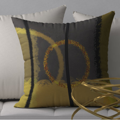 Abstract Throw Pillow
