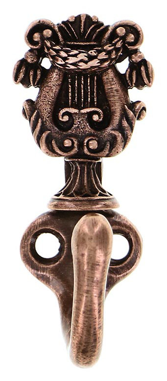 Sforza Wall Hook, Antique Copper