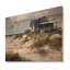 «Beach House Tranquility I», reproduction de paysage moderne sur bois de pin naturel-1041606812