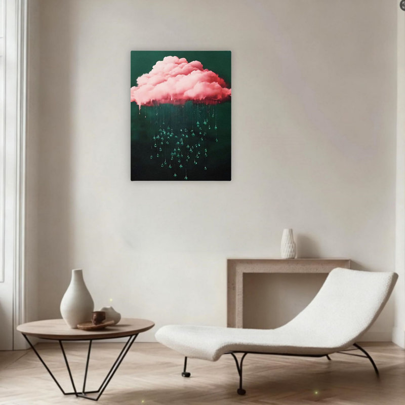 Art mural rétro sur toile 24 "x 36"