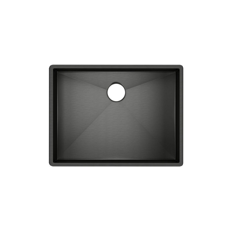 Forze™ 26" L x 20" W Undermount Kitchen Sink, Black Stainless Steel