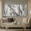 Abstract Ink Fantasy I  -Custom Wrapped Gallery Canvas - 3 Pieces