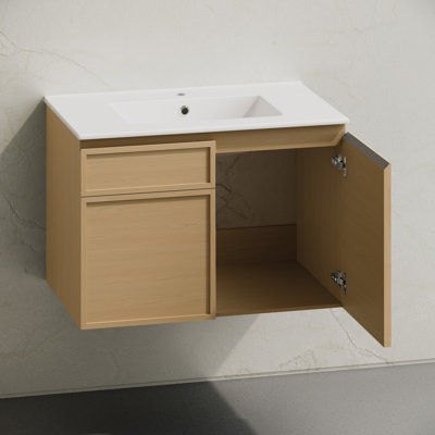 Ensemble de meuble-lavabo mural 30 po Curtis