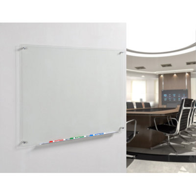 Audio-Visual Direct Non-Magnetic Clear Glass Dry-Erase Board