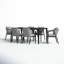 Abalone 70'' Rectangular 6 - Person Outdoor Dining Set with Cushions