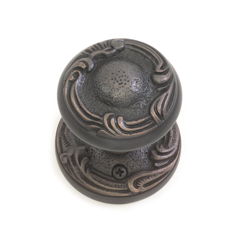 Lafayette Round Knob with Circle Rosette, Venetian Bronze