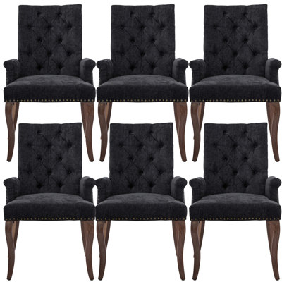 Chaises de salle à manger rembourrées Seita
