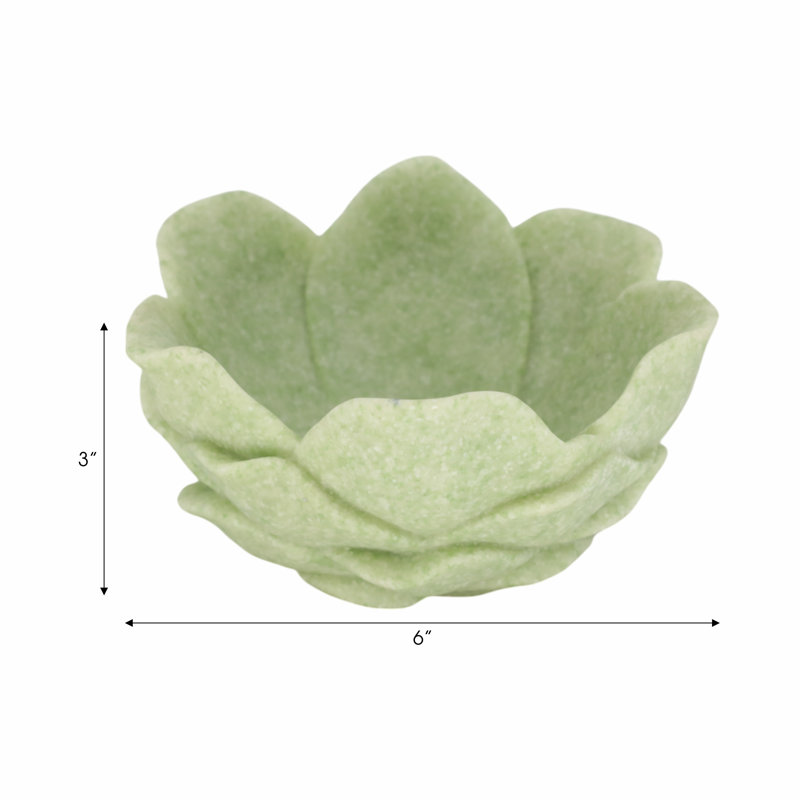 Handmade Resin Decorative Bowl, Green