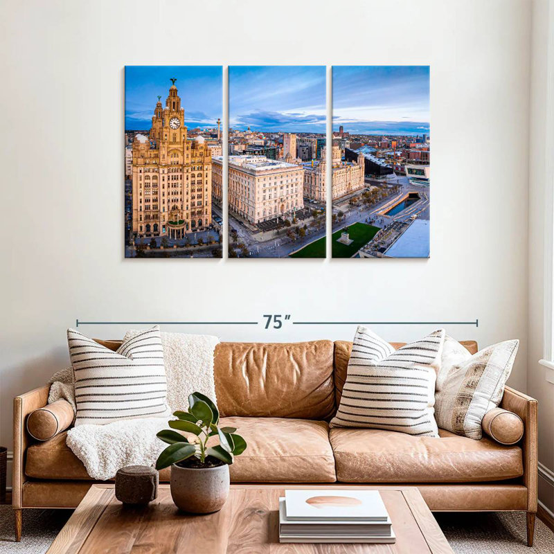 Paysage urbain de Manchester, H 36 po x l 57 po