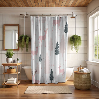 Cute Blush - Premium Shower Curtain 98