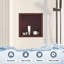 Armoire encastrée en métal 13,94 "x 13,94"-370033732