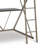 Modoc Twin Metal Four Poster Loft Bed with Bookcase by Isabelle & Max™