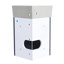 Ensemble de meuble-lavabo d'angle pour petite salle de bain, Ã  fixation murale, avec lavabo en cÃ©ramique