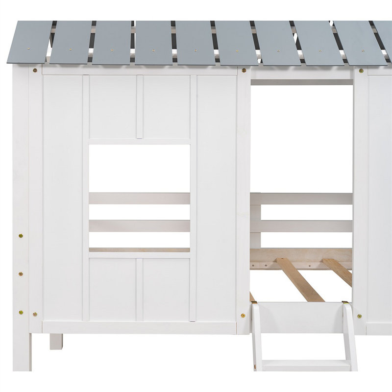 Lit mezzanine simple Midwest par Harper Orchard