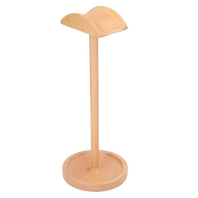 Support en bois pour casque d'écouteurs