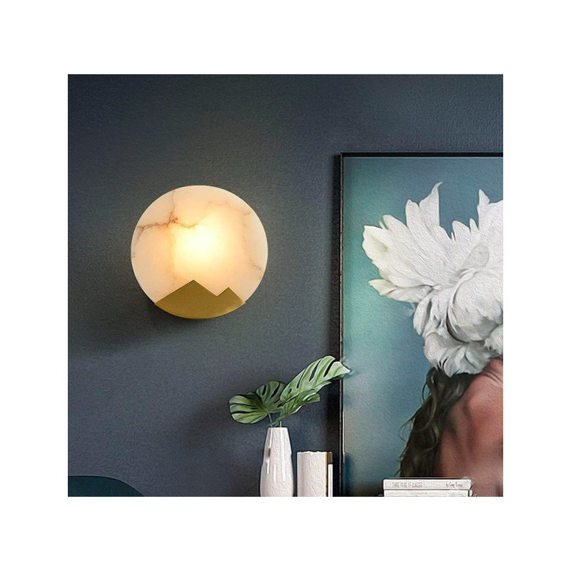 Modern Marble Wall Sconce