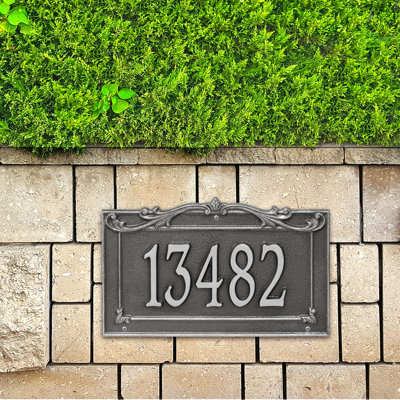 Signature Series 1-Line Wall Address Plaque