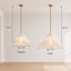 Luminaire suspendu Aaru NEROLI (laiton), moyen-1924296881