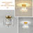 Modern Crystal Flush Mount Chandelier, Mini Ceiling Light Fixture With K9 Crystals, Entryway Lighting For Kitchen Hallway Laundry Room, 1-Light E26 Base-1135071022