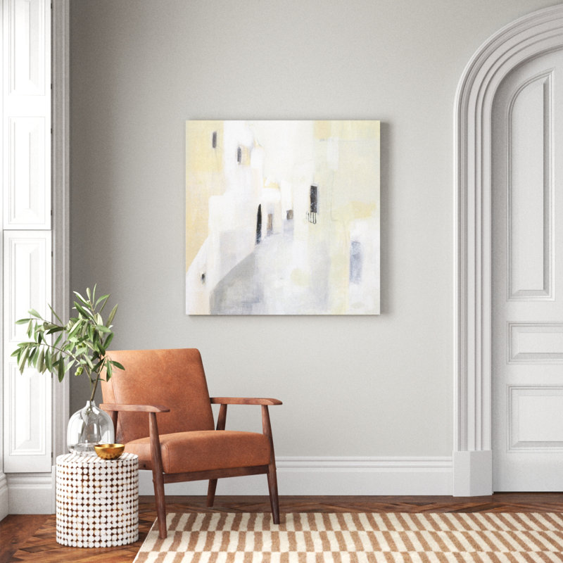 Pausa I, peinture sur toile, H 40 po x l 40 po x P 1,5 po, Toile tendue