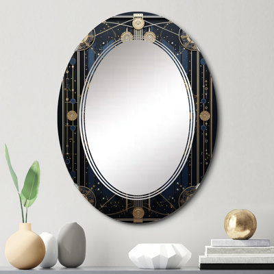 Sophus - Miroir mural moderne ovale
