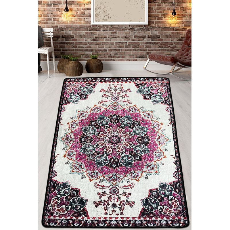 Tapis de couloir doux (31,5 x 39,4 po), 100% polyester, hauteur des poils: 0,4 po | Antibactérien, antidérapant, dessous lavable à la machine | Durable 700 g / m² | Idéal pour le salon, la chambre à coucher, l'entretien facile et la conception élégante