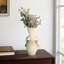 Sculptural Pottery and Ecomix Vase with Artistic Looped Handles and Handcrafted Form-1706731862