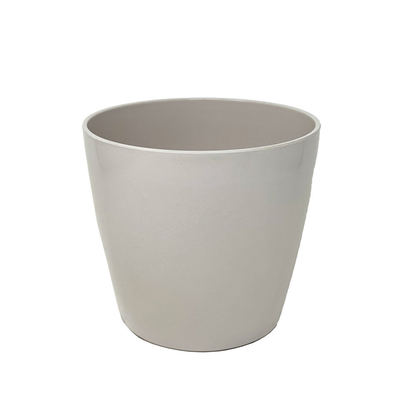 Pot de bambou d'intérieur / extérieur rond en bambou 7 po Bamboo Blooms