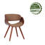 Chaise avec accoudoirs en lin Albinas-22324850