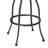 Dynasty 26 in. Swivel Mineral Metal Counter Height Bar Stool