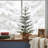 50CM Modern Flocked Tabletop Christmas Tree