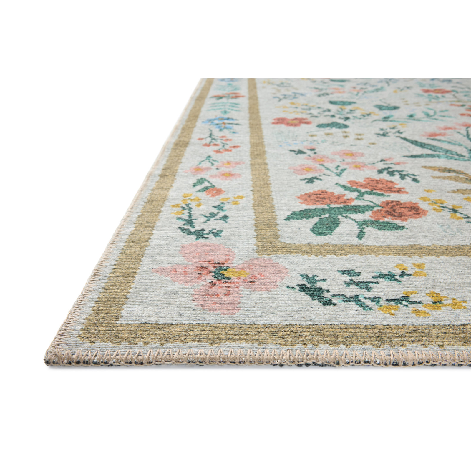 Wildwood Cream Area Rug, Square 1'6", Cream