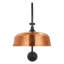 Thomas O'Brien, "Academy 15" Larrabee Barn Light in Matte Black with 12.5" Rockhouse Shade-1938513934-1938513935