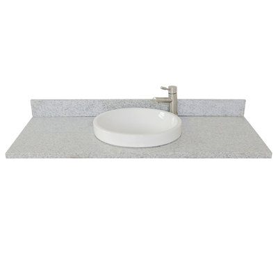 Plateau de meuble-lavabo simple 49 po avec lavabo