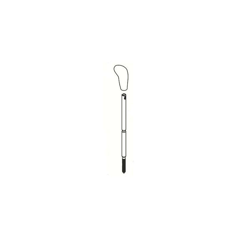 Ensemble de tringle de levage, Nickel brossé